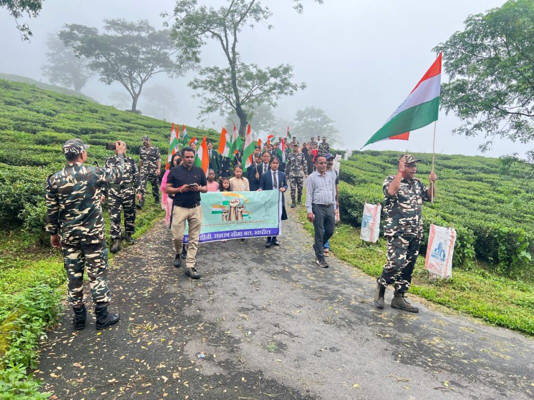 सशस्त्र सीमा बल द्वारा ‘हर घर तिरंगा’ विषय पर रोड मार्च आयोजित