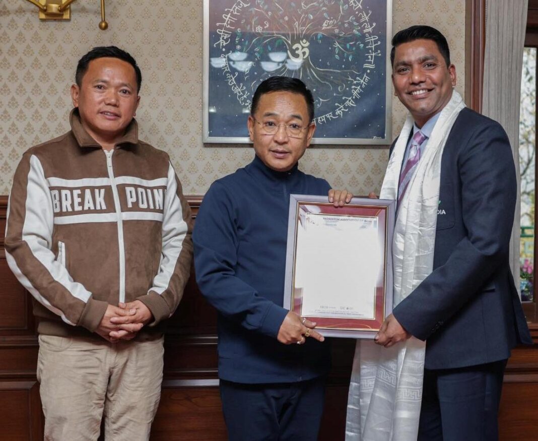 सिक्किम मुख्यमंत्री ने भारतीय टीम का प्रबंधक चुने जाने पर सुकांत दास को बधाई दी